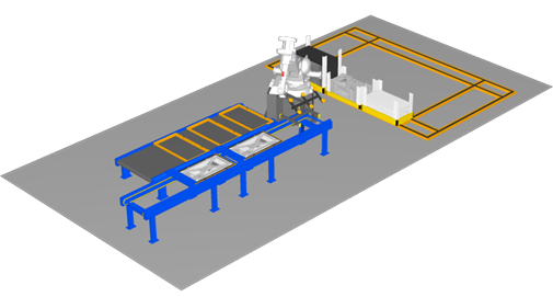 Description: Assembly with ABB IRB 2400/16 | Station Library